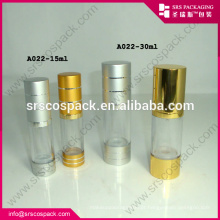 200ml clara cosméticos Alu Airless bomba garrafa